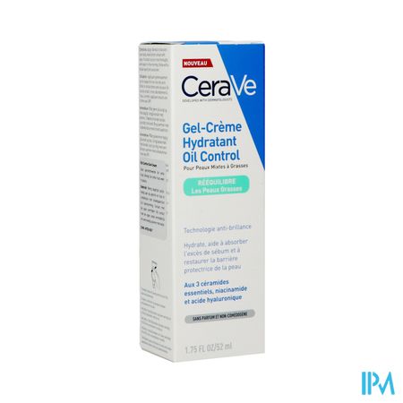 Cerave Gel-creme Hydratant Oil Control Tube 52ml