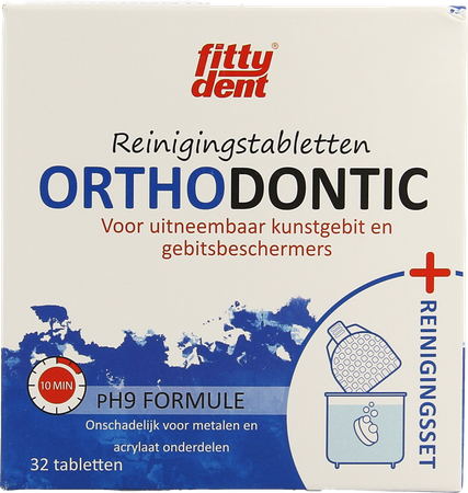 Fittydent Orthodontic Reinigingset + Bruistabl 32 2
