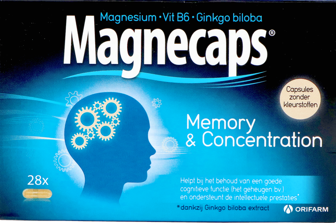 Magnecaps Memory & Concentration Caps 28 Nf 2