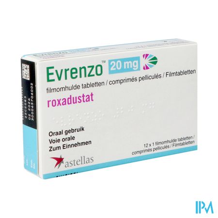 Evrenzo 20mg Filmomh Tabl 12 X 1