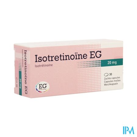 Isotretinoine EG 20 Mg Caps 30 X 20 Mg