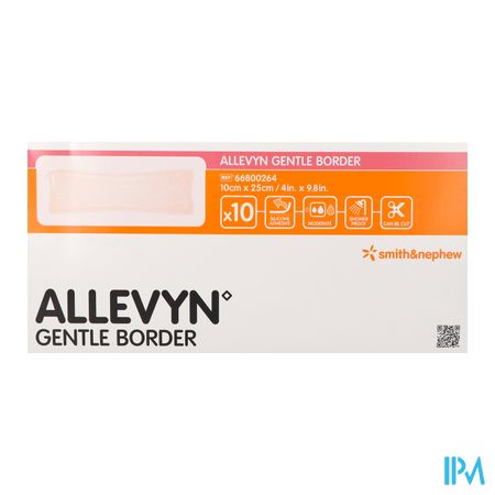 Allevyn Gentle Border 10,0x25,0cm 10 1