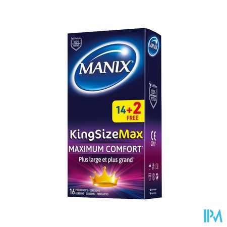 Manix King Size Max Condoms 14+2 Promo