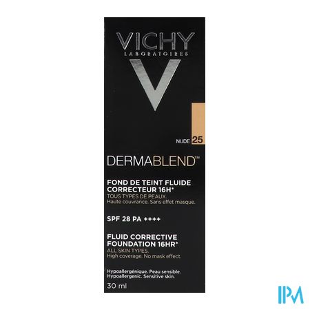 Vichy Fdt Dermablend Fluide 25 Nude 30ml 5
