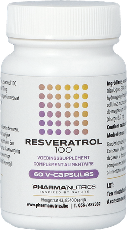 Resveratrol 100 Forte V-caps 60 Pharmanutrics 1