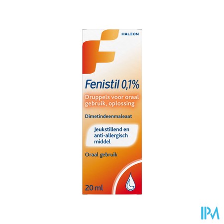 Fenistil 0,1% Drinkbare Opl 1mg/ml Gutt 20ml