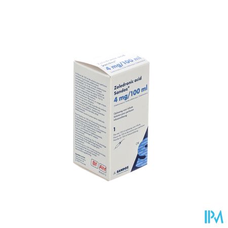 Zoledronic Sandoz 4mg/100ml 1fl Inj Conc Opl Infuu