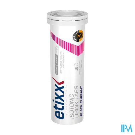 Etixx Isotonic Blackcurrant Bruistabl 10