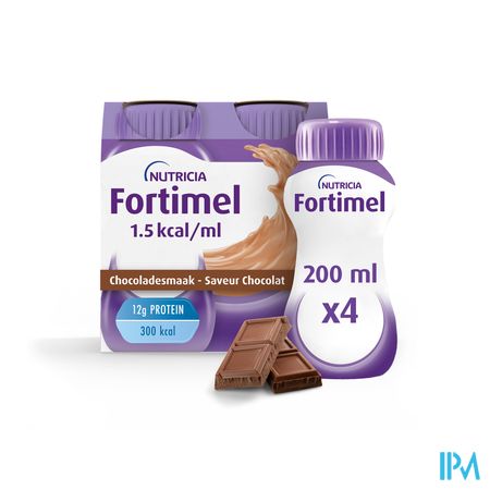 Fortimel 1.5kcal Chocolat 4x200ml