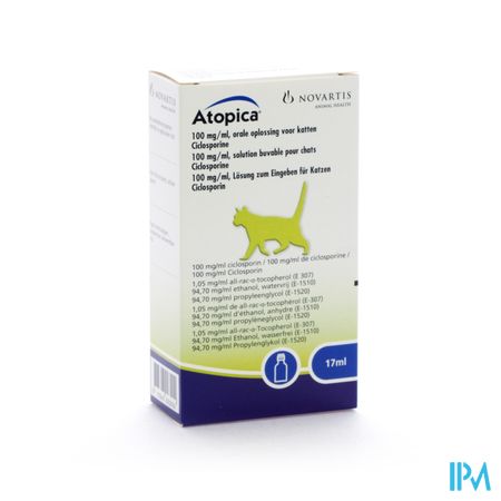 Atopica 100mg/ml Opl Ora 17ml