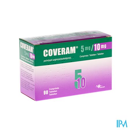 Coveram 5mg/10mg Impexeco Comp 90 Pip