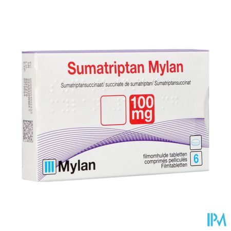 Sumatriptan Viatris 100mg Tabl 6