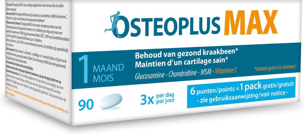 Osteoplus Max 1 Maand Comp 90 1