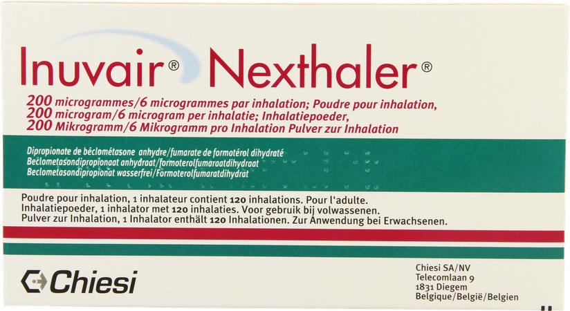 Inuvair 200/6mcg Nexthaler Doses 1x120 1