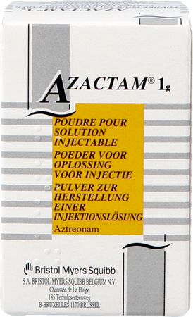 Azactam Fl Inj 1 X 1g 1