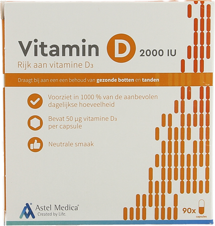 Astel Vitamin D 2000iu Caps 90 12