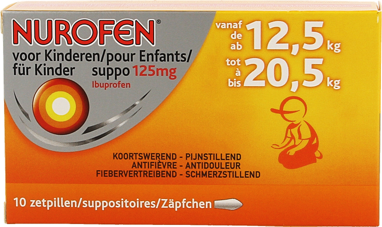 Nurofen Kind 125mg Suppo 10x125mg 3