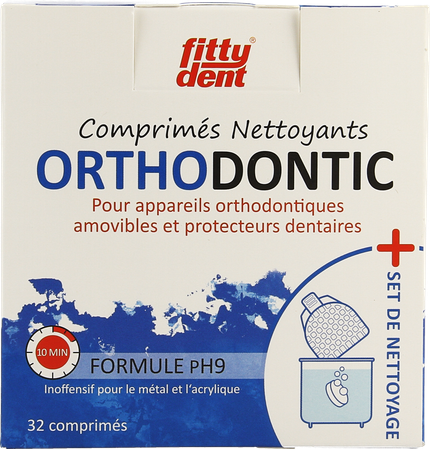 Fittydent Orthodontic Reinigingset + Bruistabl 32 3