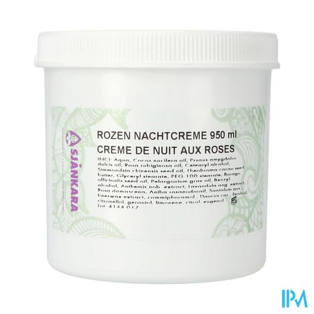 Sjankara Rozen Nachtcreme 950ml