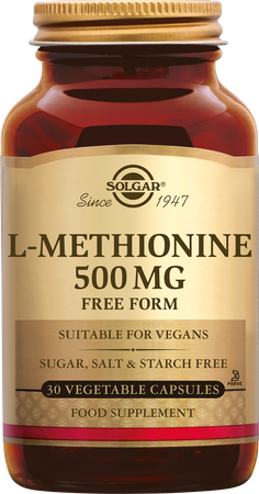 Solgar l-methionine 500mg V-caps 30 1