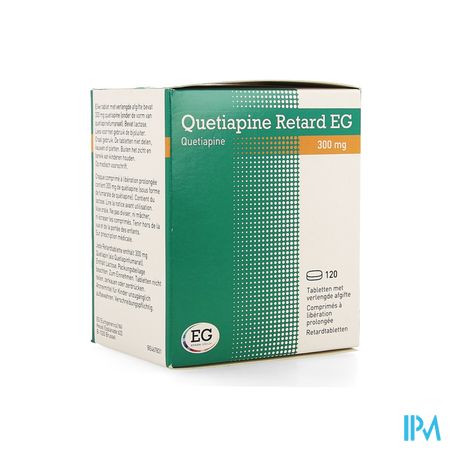 Quetiapine Retard EG 300Mg Verl.Afg.Tabl 120X300Mg