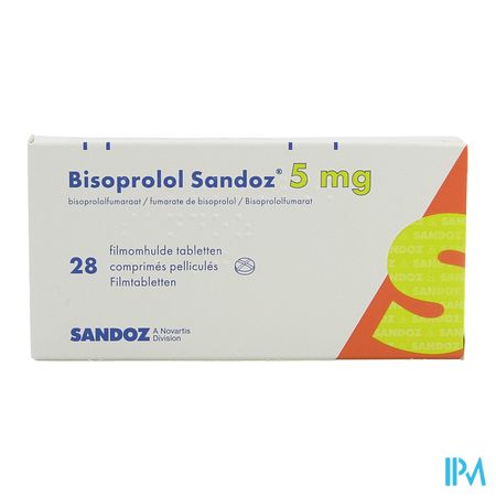 Bisoprolol Sandoz 5mg Tabl 28 X 5mg 4