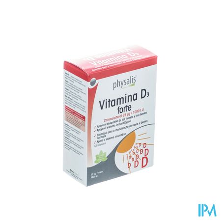 Physalis Vitamine D3 Caps 100 1