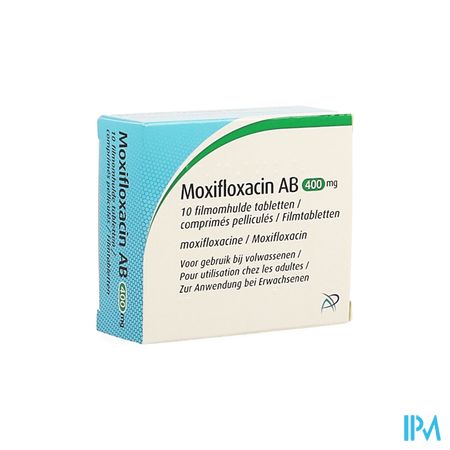 Moxifloxacin Ab 400mg Filmomh Tabl 10 X 400mg