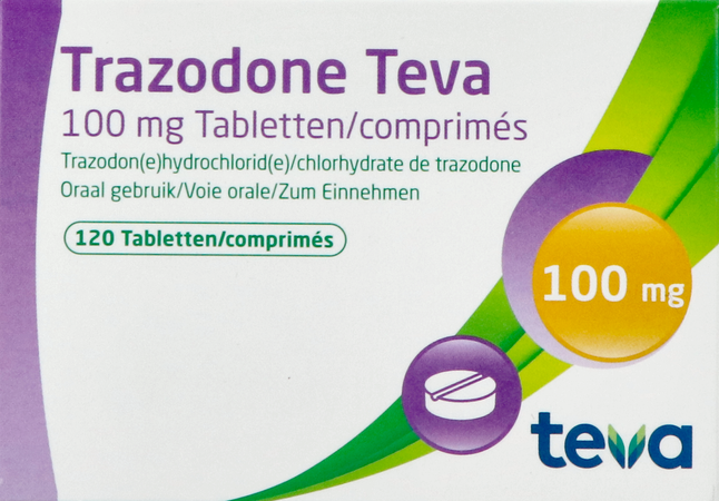 Trazodone Teva Tabl 120 X 100mg 2