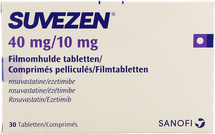 Suvezen 40mg/10mg Filmomh Tabl 30 1