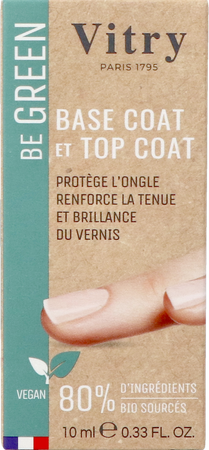 Nagellak Be Green 2&1 Base & Top Coat 10ml 6