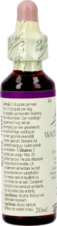 Bach Flower Remedie 34 Water Violet 20ml 3