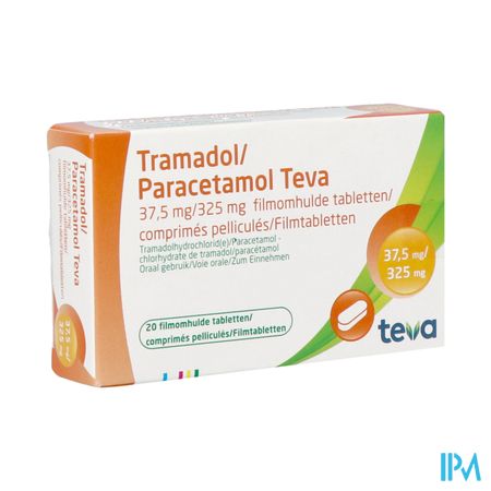 Tramadol Paracetamol 37,5mg/325mg Teva Filmomh 20