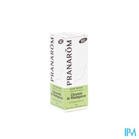 Citronnelle Madagascar Bio Hle Ess 10ml Pranarom 1