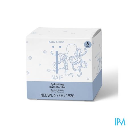 Naif Splashing Bath Bomb 8
