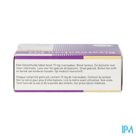 Rivaroxaban EG 15Mg Comp Pell 42 1