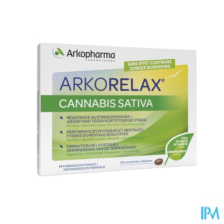 Arkorelax Stress Control Cannabis Sativa Comp 30