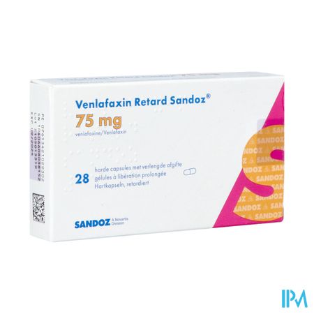 Venlafaxin Retard Sandoz 75,0mg Verl.afg. Caps 28