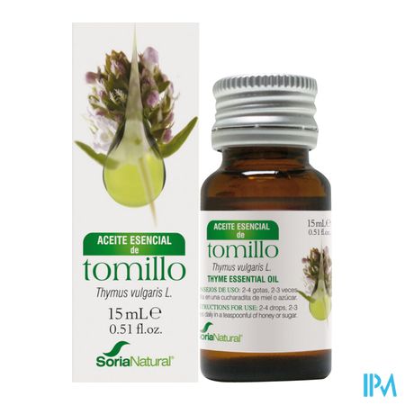 Soria Thymus Vulgaris Thymol Ess Olie 15ml 1