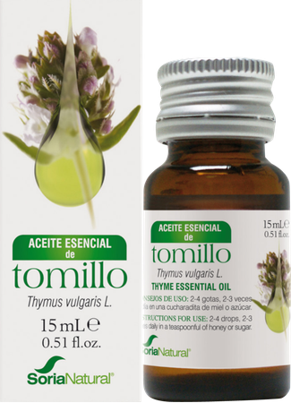 Soria Thymus Vulgaris Thymol Ess Olie 15ml 1