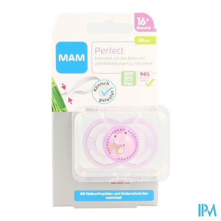 Mam Fopspeen Perfect+16m Meisje 1