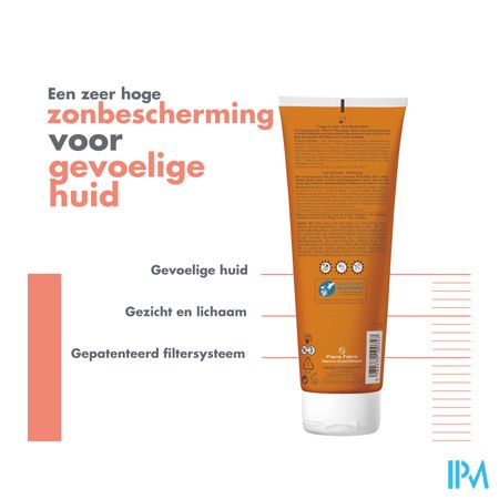 Avene Zon Spf50+ Melk Zeer Hoge Bescherm. 250ml Nf 10