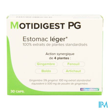 Motidigest Pg Pharmagenerix Caps 30 6