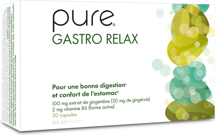 Pure Gastro Relax Caps 30 Remplace 3518-412 2