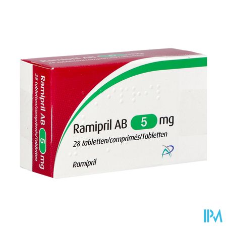 Ramipril Ab 5,0mg Comp 28