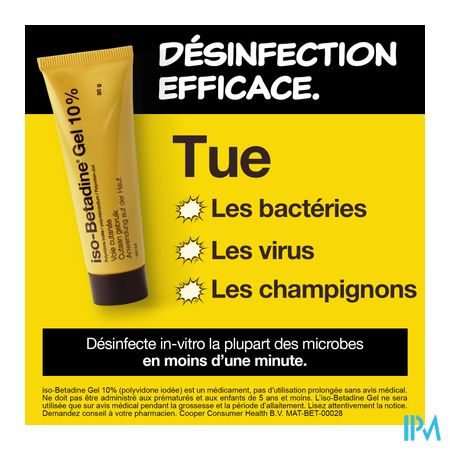 Iso Betadine Gel Tube 30g 15