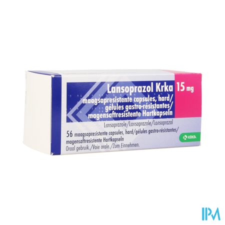 Lansoprazol Krka 15mg Maagsapres.blist. Caps 56