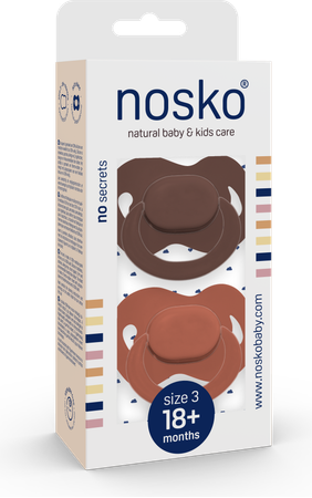 Nosko Fopspeen 18+ M Chocolate + Brick 1