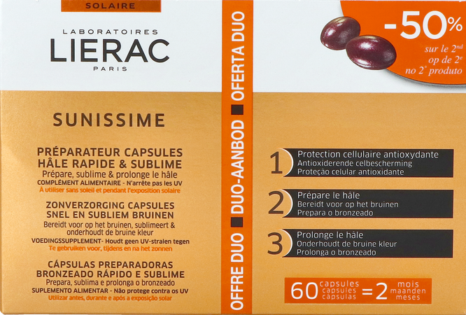 Lierac Sunissime Duo Bronzage Blister Caps 2x30 2
