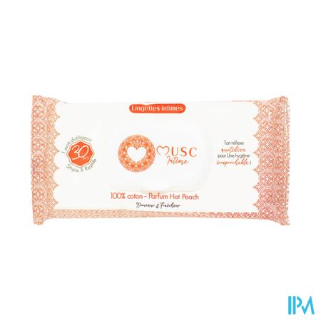 Musc Intime Lingettes Intime Hot Peach 30